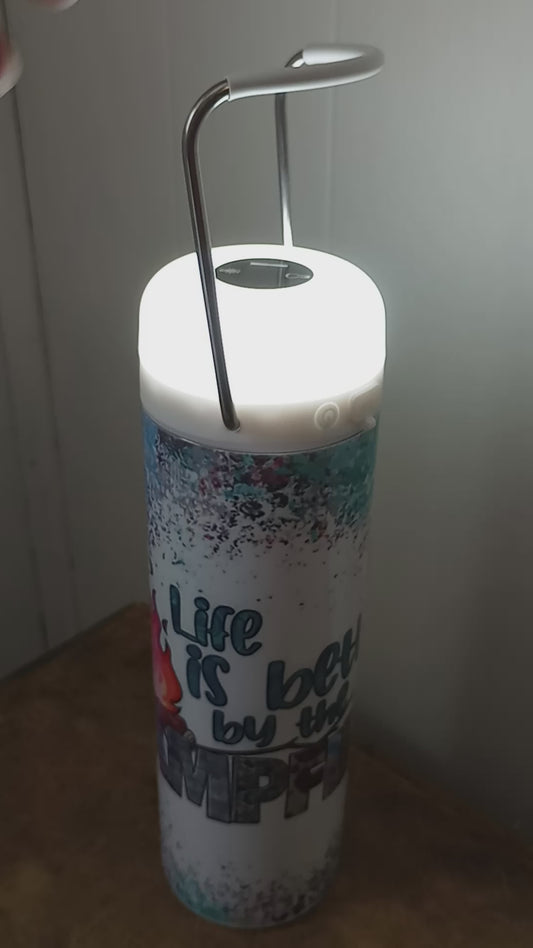 Life is better at the campfire lantern tumbler