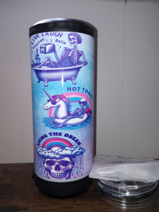 4-in-1 can cooler Bluetooth speaker