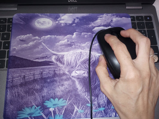 Beautiful highland cow mouse pad