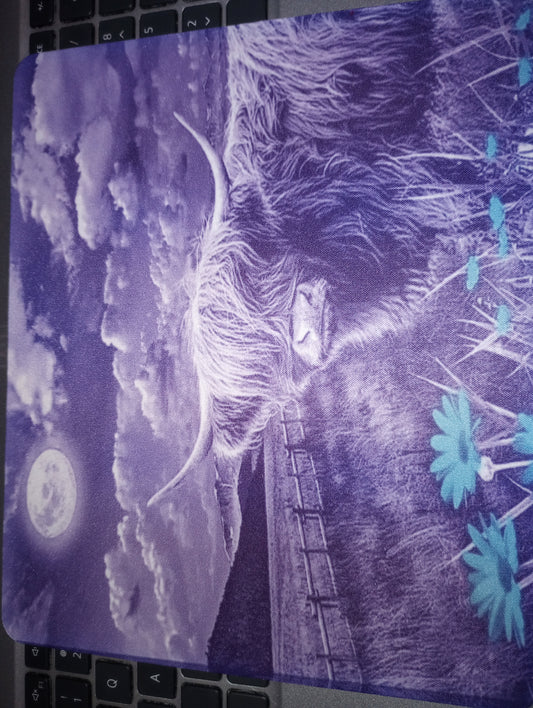 Beautiful highland cow mouse pad