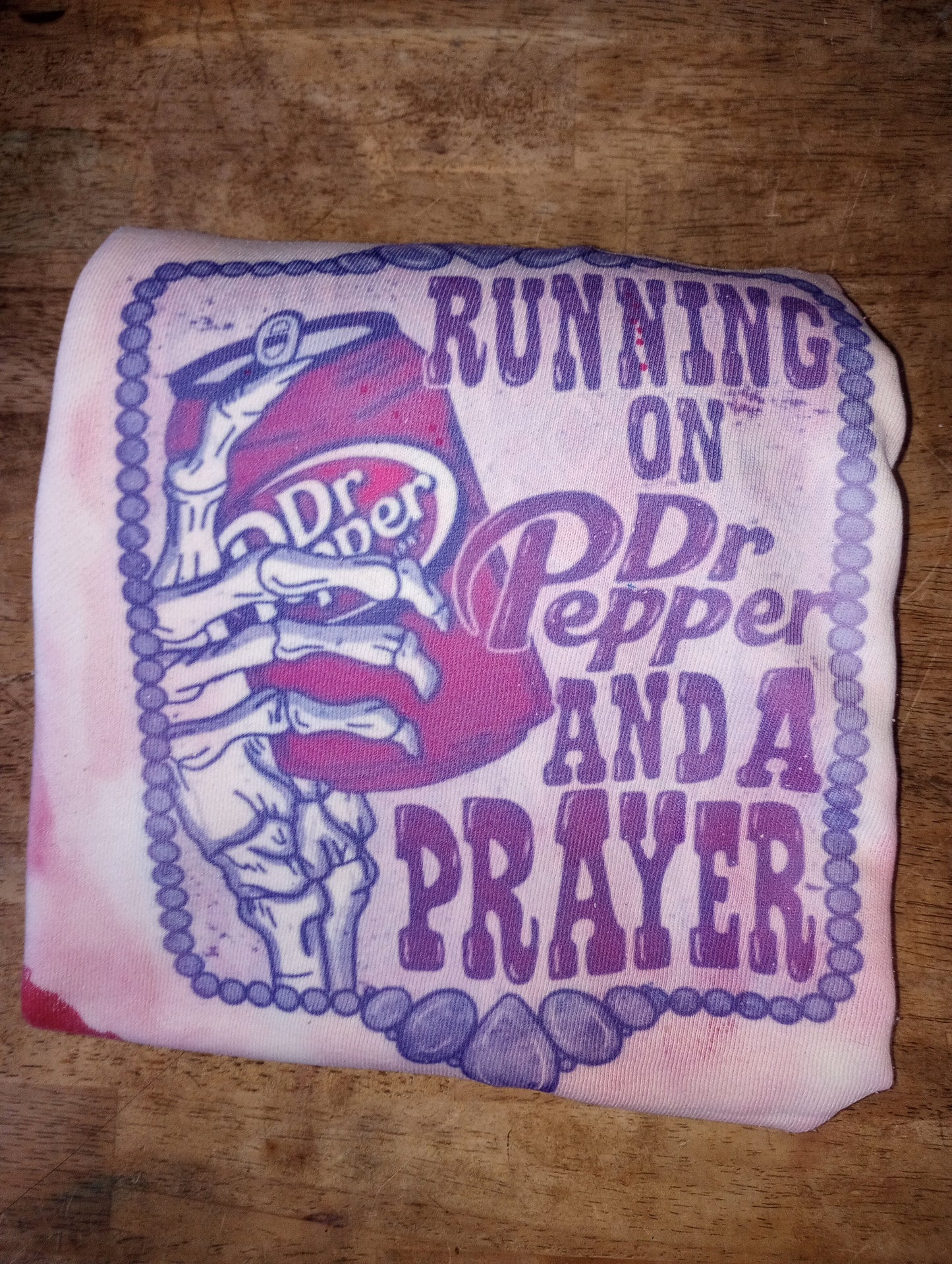 Running on Dr pepper and a prayer sweater